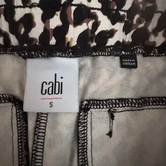 Cabi Pivot Spotted Jogger Pants Women S Animal Print Lounge Casual Travel 5680 - Picture 6 of 8